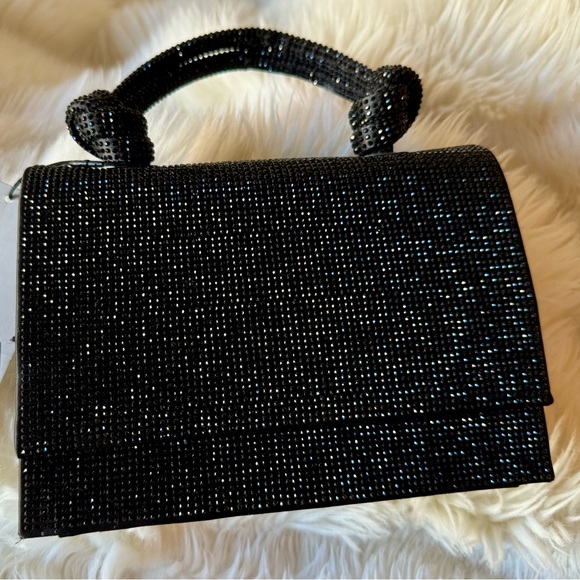 ZARA | Rhinestone Embellishment Top Handle - Picture 1 of 5